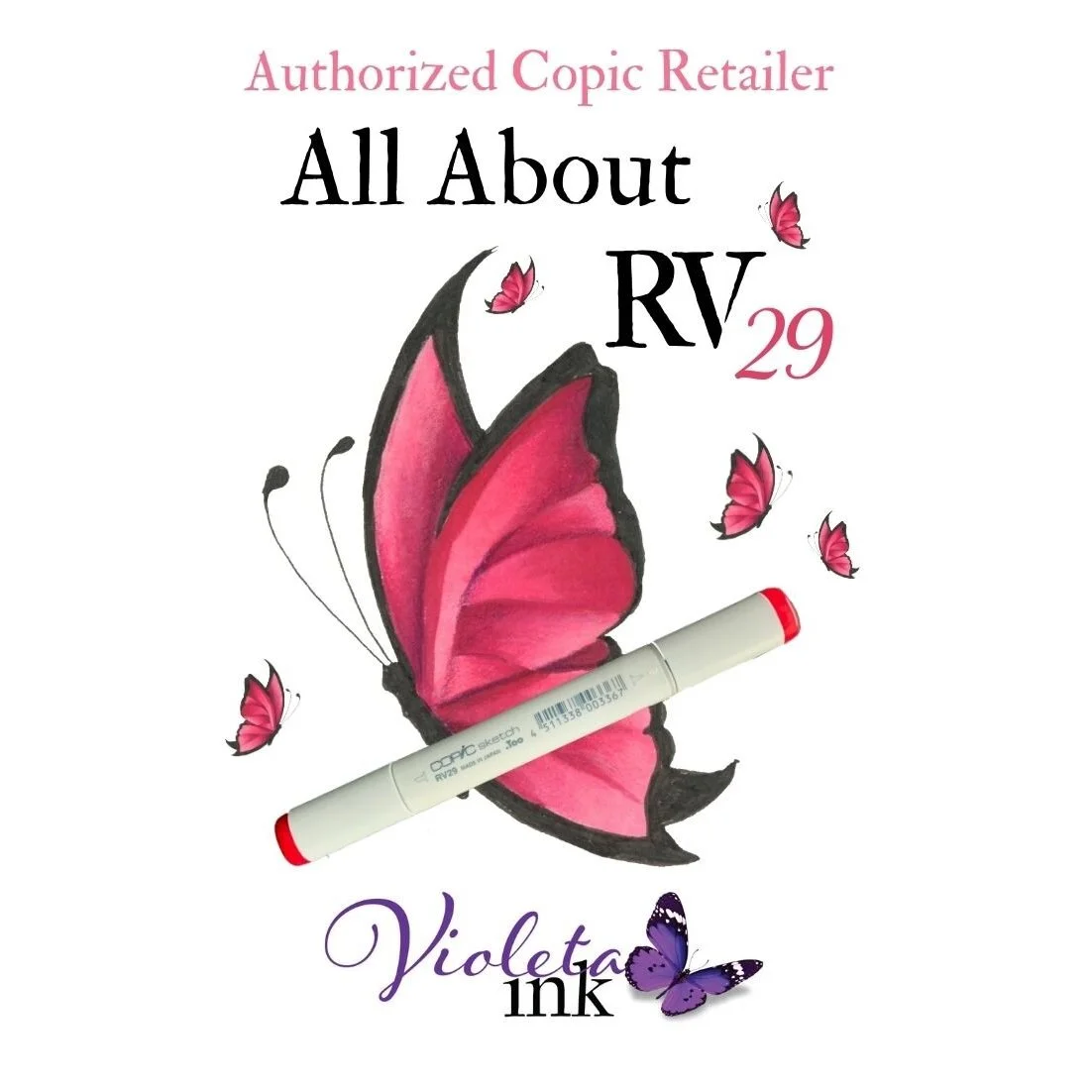 RV29 - Copic Sketch Marker Crimson — Violeta Ink